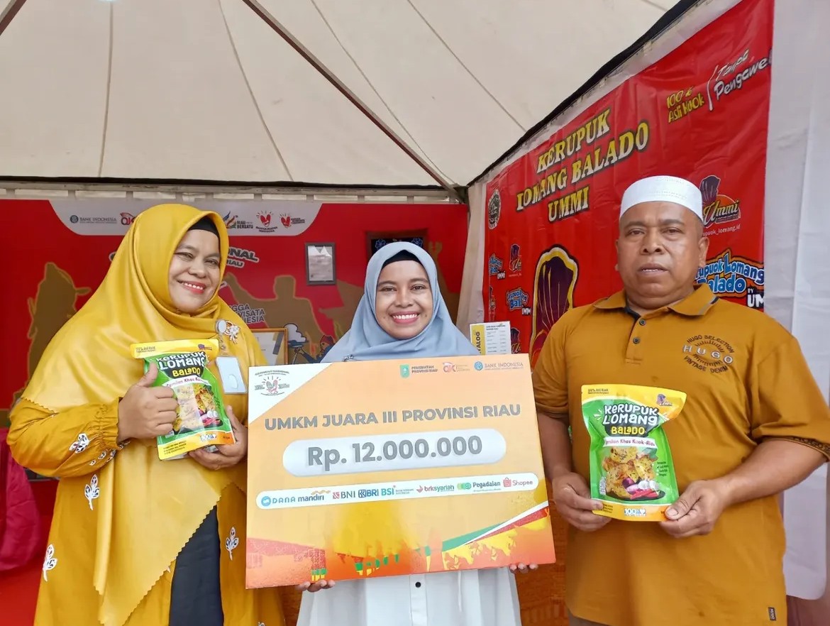 JUARA 3 UMKM CHAMPION PROVINSI RIAU ONBOARDING KPwp BI Riau 2023